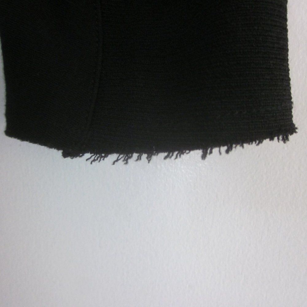 Isabel Marant Womens Size 42 Black Midi Sheath Dress of Mixed Materials Fits M - Picture 12 of 12